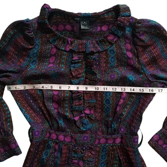 Marc By Marc Jacobs Silk Ruffle Peasant Dress (2) - Picture 8 of 8